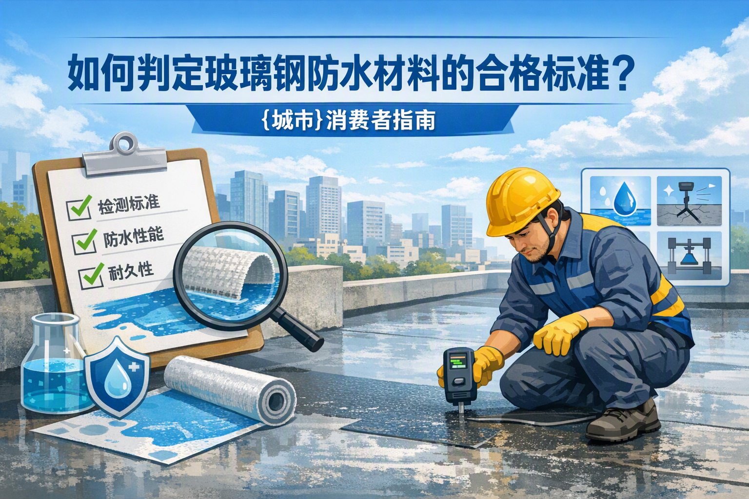 如何判定玻璃钢防水材料的合格标准? 七台河 消费者指南