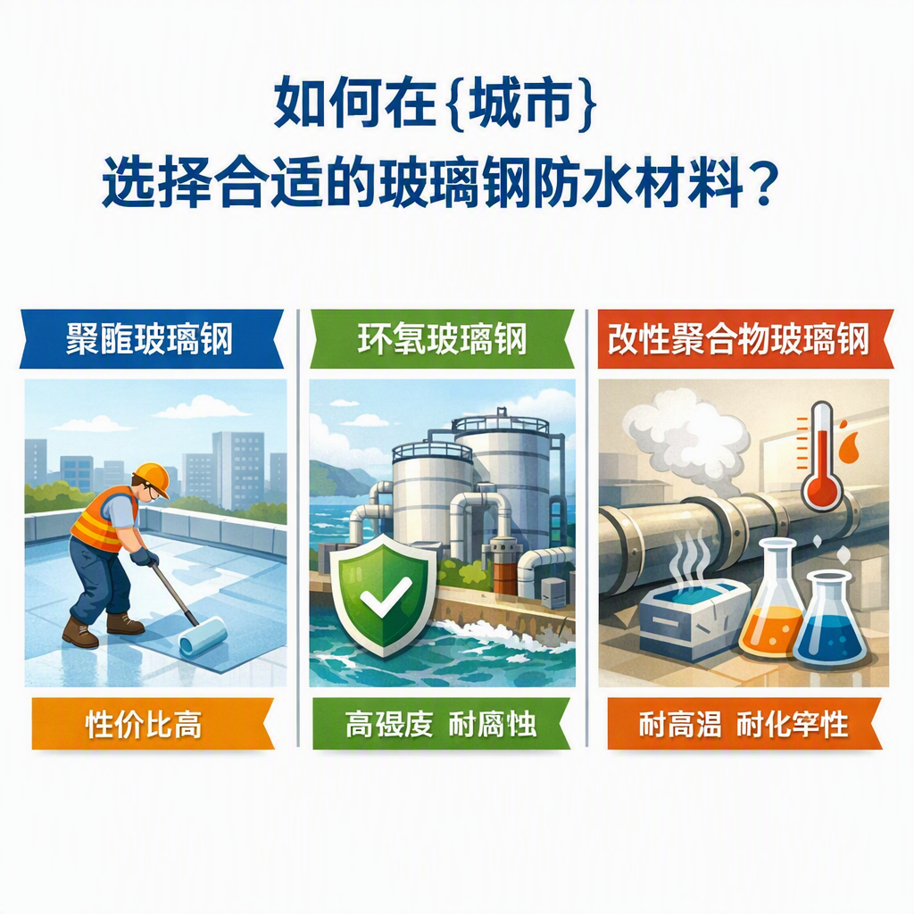 如何在七台河选择合适的玻璃钢防水材料?