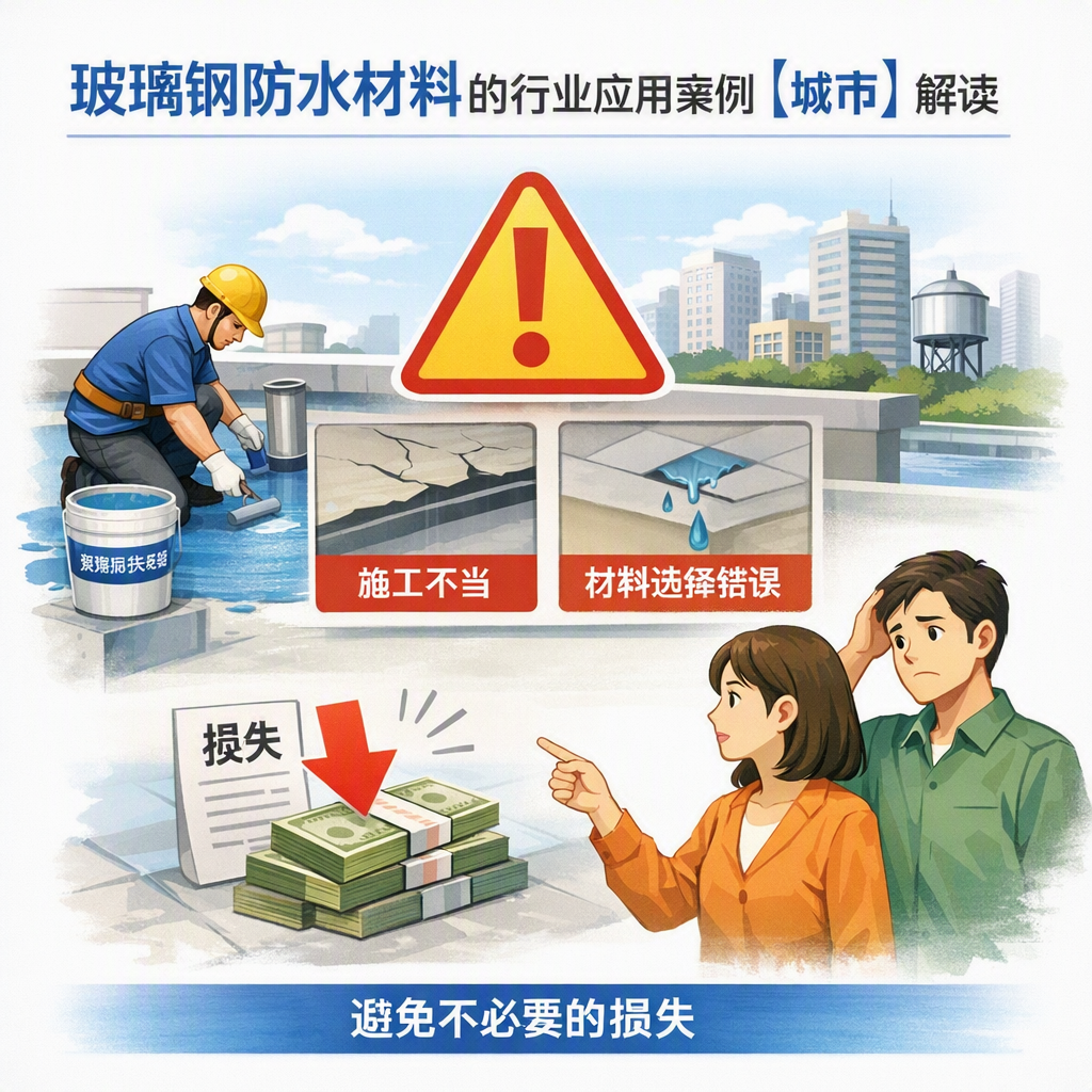 玻璃钢防水材料的行业应用案例,七台河解读