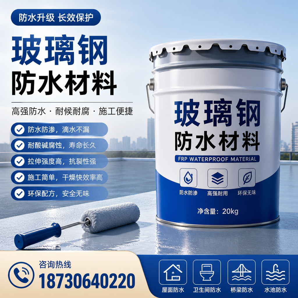 专家解析:玻璃钢防水材料的市场前景分析在 七台河