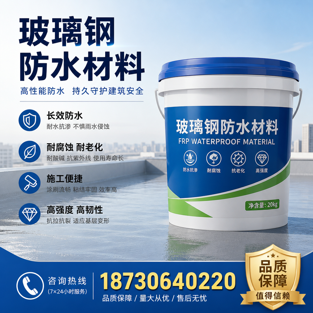 专家解析:玻璃钢防水材料的市场前景分析在 七台河